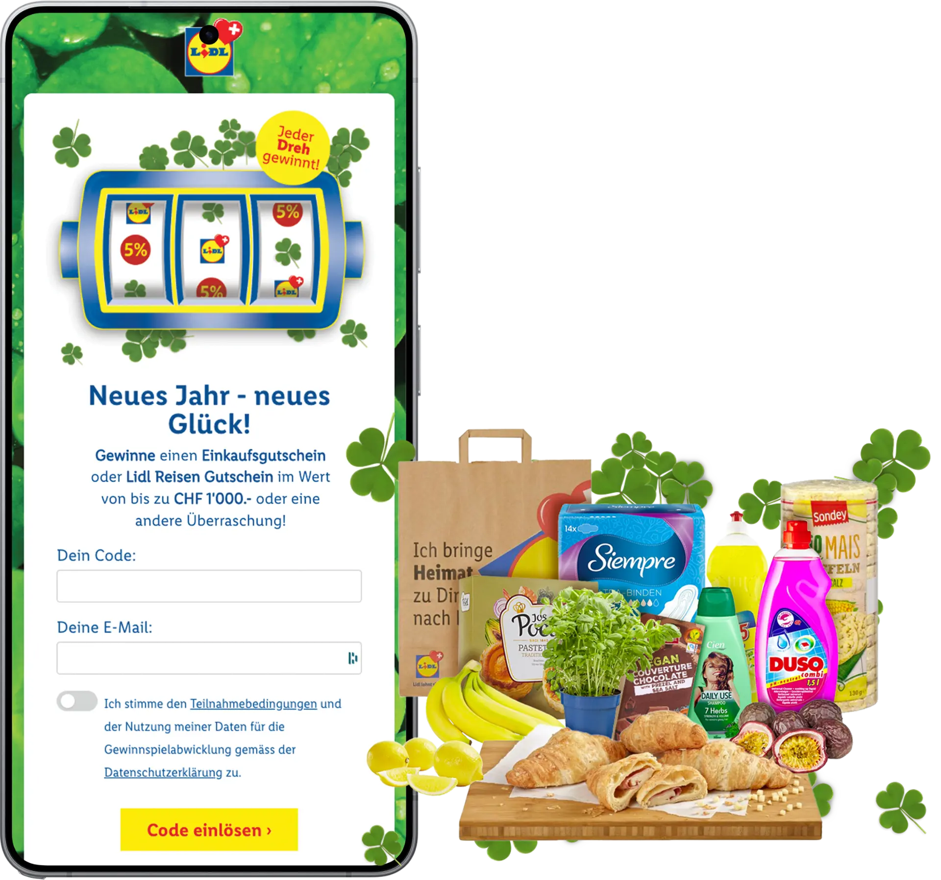 Basebuilder gamification campaign on a phone